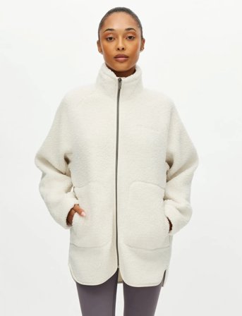 Röhnisch Cloud Pile Jacket - Cream - S