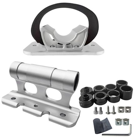 2 st Cykel Snabbkoppling Legering-Gaffelblock Fästen Bilhållare för Bil Pickup-Flak