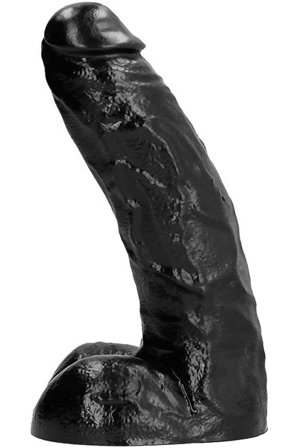 All Black Dildo 25,5 cm Dildo - Blushme.se