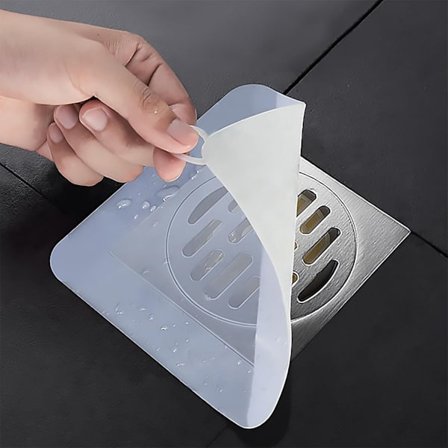 Badekarprop Silicone Gulvdræn Anti-Lugt Måtte, Silica Gel Drænpropper