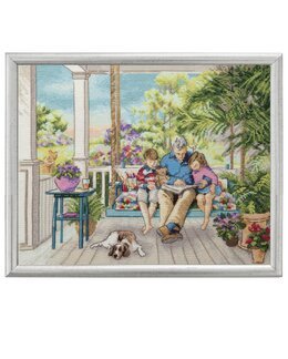 Broderikit Billede Familiehygge - Charivna Mit