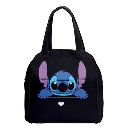 Stitch Printed Lunch Bag Portable Lunch Box För Vuxna Barn Office Picknick Resepresenter