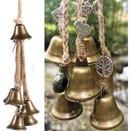 1 Heksebjelle Metall Vindklokker Hengende Dekorasjon,