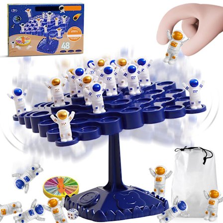 Astronaut Balanse Matematikk Spel, Vippe Balanse Spel for 2 Spelarar, Astronaut Balanse Utdannande Leker Familiespel for Barn (Astronaut)-FQ-