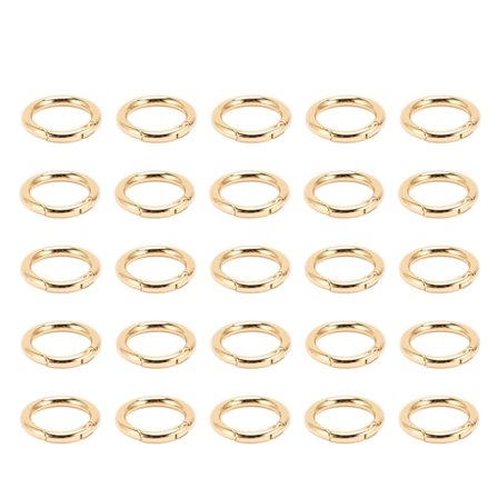20 st fjäderringlås, eleganta och innovativa DIY-fjäderlås i koppar för halsband, armband, fotlänkar, örhängen, guld