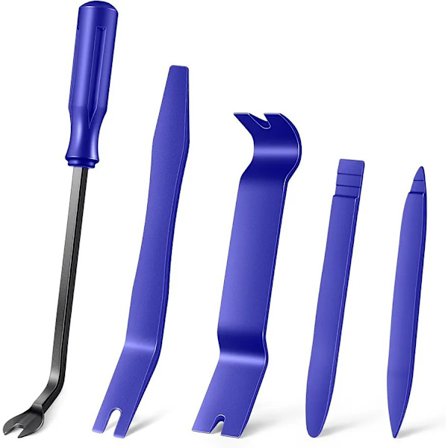 5-pack Bilklädselborttagningsverktygssats - Inga repor, Plastverktygssats - Inuti fordonet