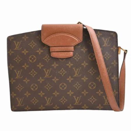 Louis Vuitton Vintage Pre-owned Canvas louis-vuitton-Väska brun, Dam Vintage Väskor, Dam, Storlek: ONE SIZE