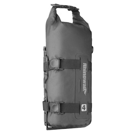 RHINOWALK RK4041BK 4L Ulkoilu Pyöräily Vedenpitävä Pikakiinnitteinen Polkupyörän Etuhaarukkalaukku, 12,5x40cm