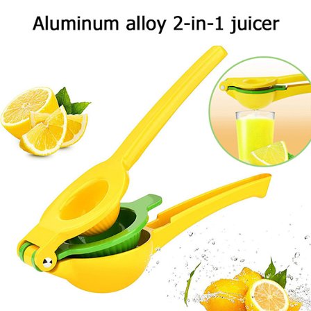 Dubbellagers aluminiumlegering citronpressare Premium Quality Manuell Citruspress Juicer Hushåll