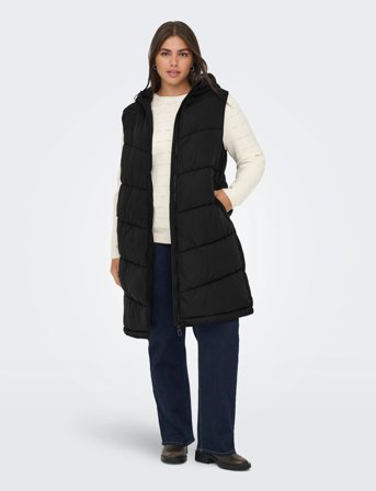 ONLY Carmakoma Caralina Long Waistcoat Otw - Black - 46-48