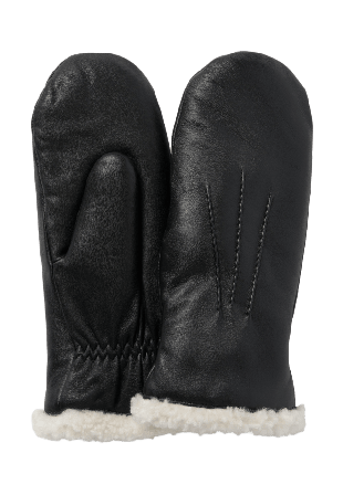 Å WOMAN Tumvantar i skinn GUN Vantar & handskar Svart 7