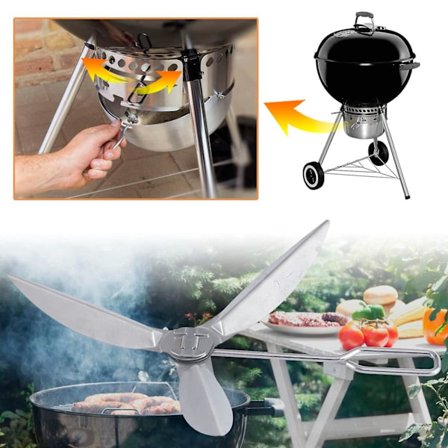 22-1/2-Tommer One-Touch Rengøringssystem Kit til Weber Grilldele 7444 Weber