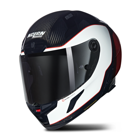 Cască Integrală Nolan X-804 Rs carbon alb/roșu S