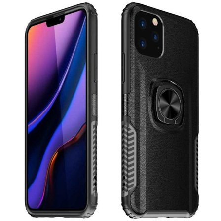 iPhone 12 Pro Max Praktisk Stöttåligt Skal med Ringhållare V5