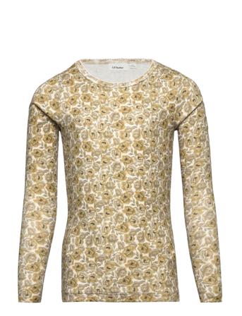 Nmfgaya Ls Slim Top Lil T-shirts Long-sleeved T-shirts Multi/mönstrad Lil'Atelier