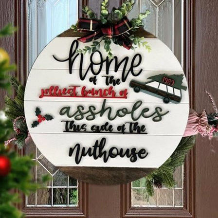 Eucalyptus Arch Whiteboard Hem Stil Jul Högtid Tagg Dörr