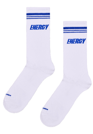 Happy Socks Energy Sneaker Sock Sockor Unisex Vit 36-40