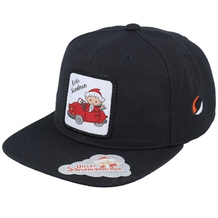 Unser Sandmännchen - Negro snapback Gorra - Kids Sandmännchen Driving Black Snapback @ Hatstore