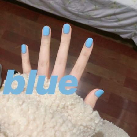 Manikyr Enfärgad Kort Nagellapp 24st