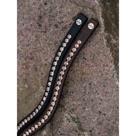 Pannband Kristall Rosé Brun Full Rosa