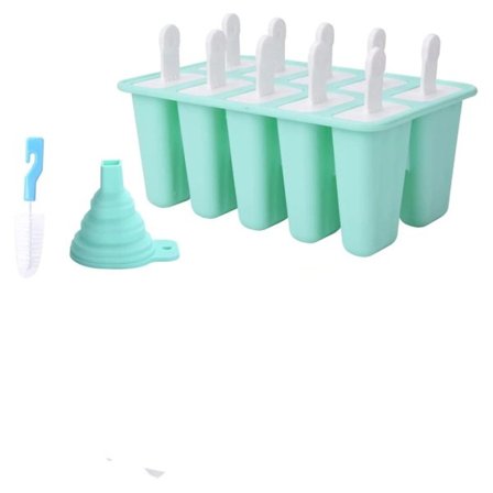 6 celler silikone is is is form med håndtag is creme form is terning bakke