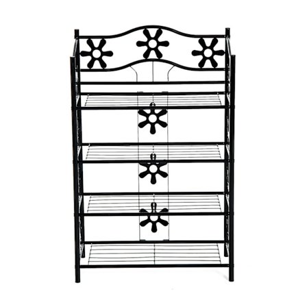 Rootz Ståhylla - Svart - Metall - 23,42 cm x 11,81 cm x 36,22 cm