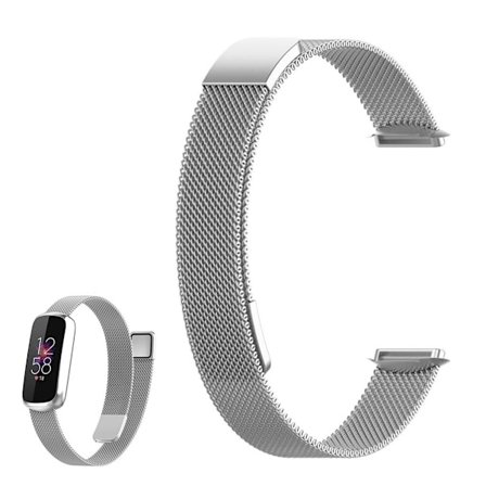 Fitbit Luxe milanese klockarmband i rostfritt stål - Silver