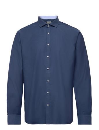 Bs Beech Slim Fit Shirt Navy Bruun & Stengade