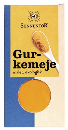 Sonnentor Gurkemeje Pulver Ø 40 g, Helse & Madvarer, Krydderier, Gurkemeje