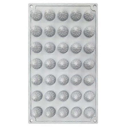 Hallon Silikonform 35 Hål Non-stick Livsmedelsgodkänd Lätt Släpp DIY Tårtdekoration Fondant Godis Choklad Godis Gelé Is Bakform (FMY)