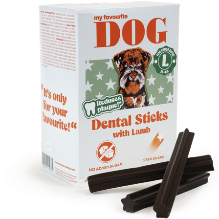 My favourite DOG - Tannstikker Lamb L - 28-pakning - Hund - Hundegodbiter & tyggebein - Dental tyggebein & tanntyggebein - ZOO.no