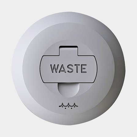 Lock till däcksförskruvning septik Foresti & Suardi Cap With Lock Waste, kromad mässing