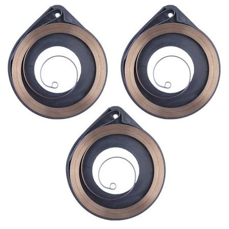 3-pack Återspolningsstartfjäder passar Husqvarna 41 50 Rancher 51 55 EPA Jonsered 2041 Motorsåg Hg