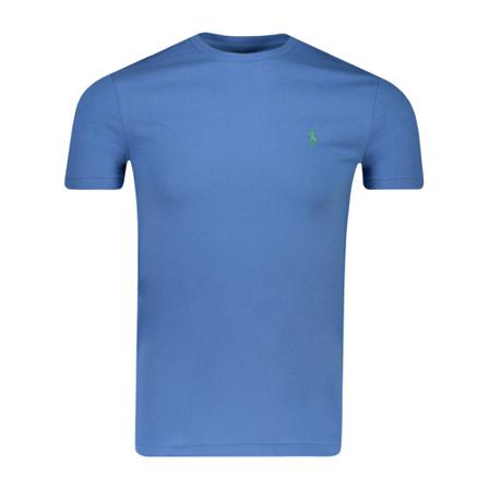 Polo Ralph Lauren, T-shirt Blauw, Heren, Maat:M,Katoen
