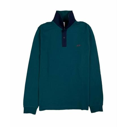 Sun68, Turtlenecks Groen, Heren, Maat:M