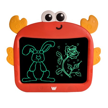 Children's painting graffiti board 9-inch small crab+monochrome handwriting