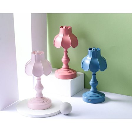 Tre mini pige hjerte ing Lotus lille natlampe nostalgisk ret