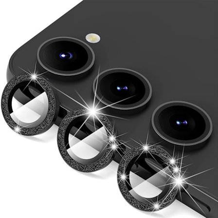 Hat Prince Glitter Linsebeskyttelse Samsung Galaxy S24 Sort