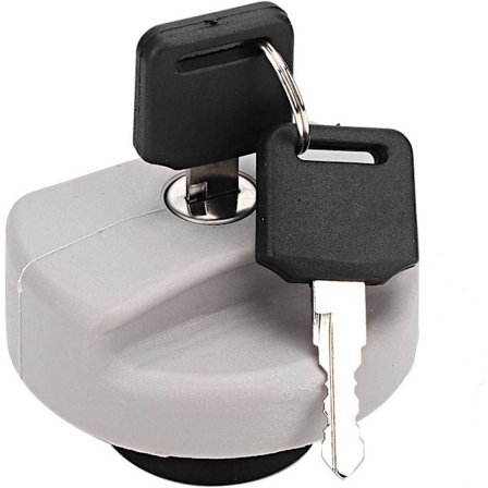 Bränslepåfyllningslock för Vauxhall Opel, grå bensinlock nyckel låslock