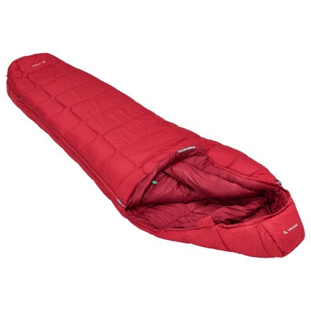 VAUDE Sioux 800 S SYN synthetic sleeping bags Red Left Zip