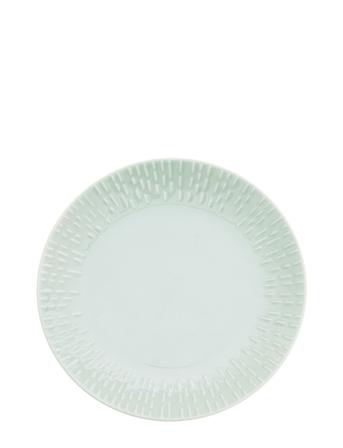Confetti Pistachio Dessert Tall. M/Relief Porcelæn 1 Stk 21 Cm. Home Tableware Plates Small Plates Green Aida