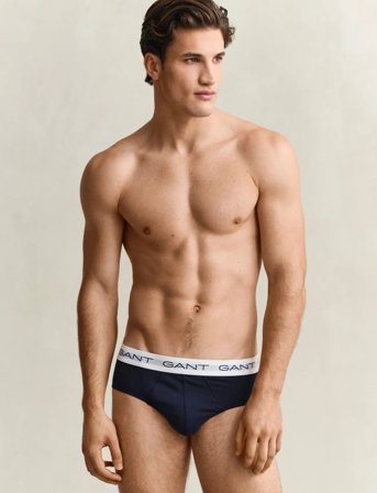 GANT Brief 3-Pack - Navy - M