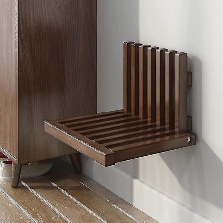 Lugshiree Brusebænk Vægmonteret Foldeskammel Stol Brusebadsskammer til Indvendig Brusebad Entré Solid til Børn Voksne Plus S-WELLNGS