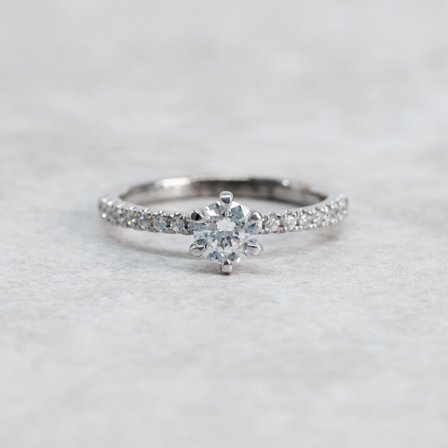 Förlovningsring Kornell, 18K Vitguld - Förlovning- och vigselringar