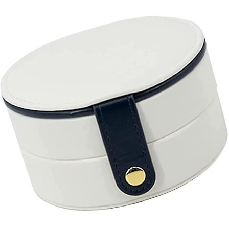 2023 - Mini korurasia järjestäjä, matkakorurasia, kannettava PU nahkainen korvakorurasia 3 kerrosta matkakoru