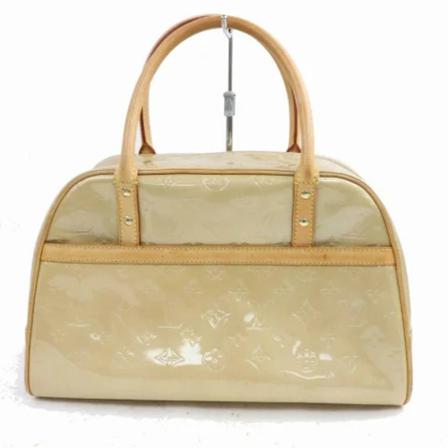 Louis Vuitton Vintage Pre-owned Leather louis-vuitton-Tass , Beige , Dames , Maat: ONE Size Vintage Tassen
