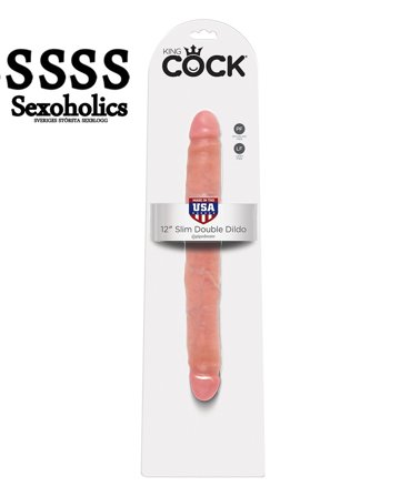 KING COCK 12 INCH SLIM DOUBLE FLESH