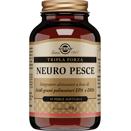 Solgar Neuro Pesce 50 Perle - Integratore Omega 3 Naturale