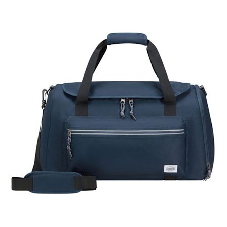 American Tourister Mörkblå Resväska för Dam och Herr - Brightup Duffle Navy 297782