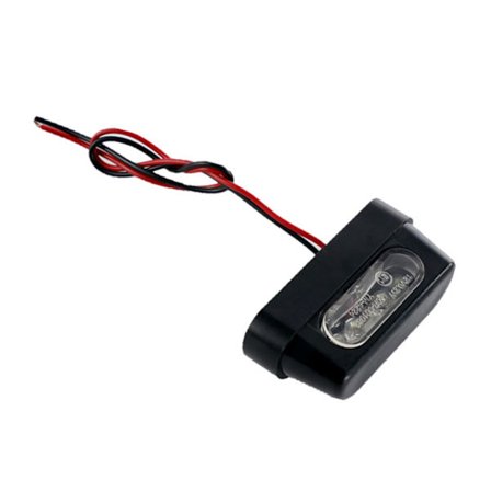 12V Mini Motorcykel LED registreringsskylt Ljus Motorcykel LED Bakre baknummer Ljusindikator Ljusenhet
